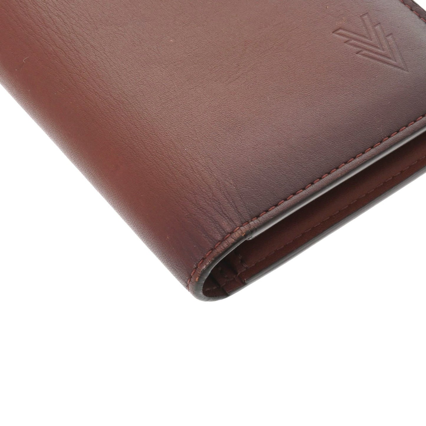LOUIS VUITTON Nomad Portefeuille Brother Mocha M85093 Men's Leather Long Wallet