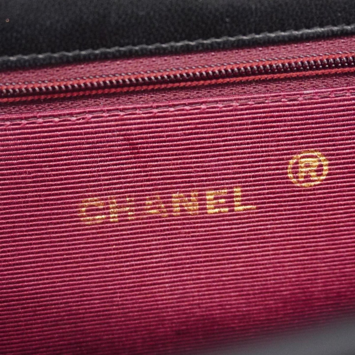 Chanel Shoulder Bag Matelasse Lambskin Black Women's