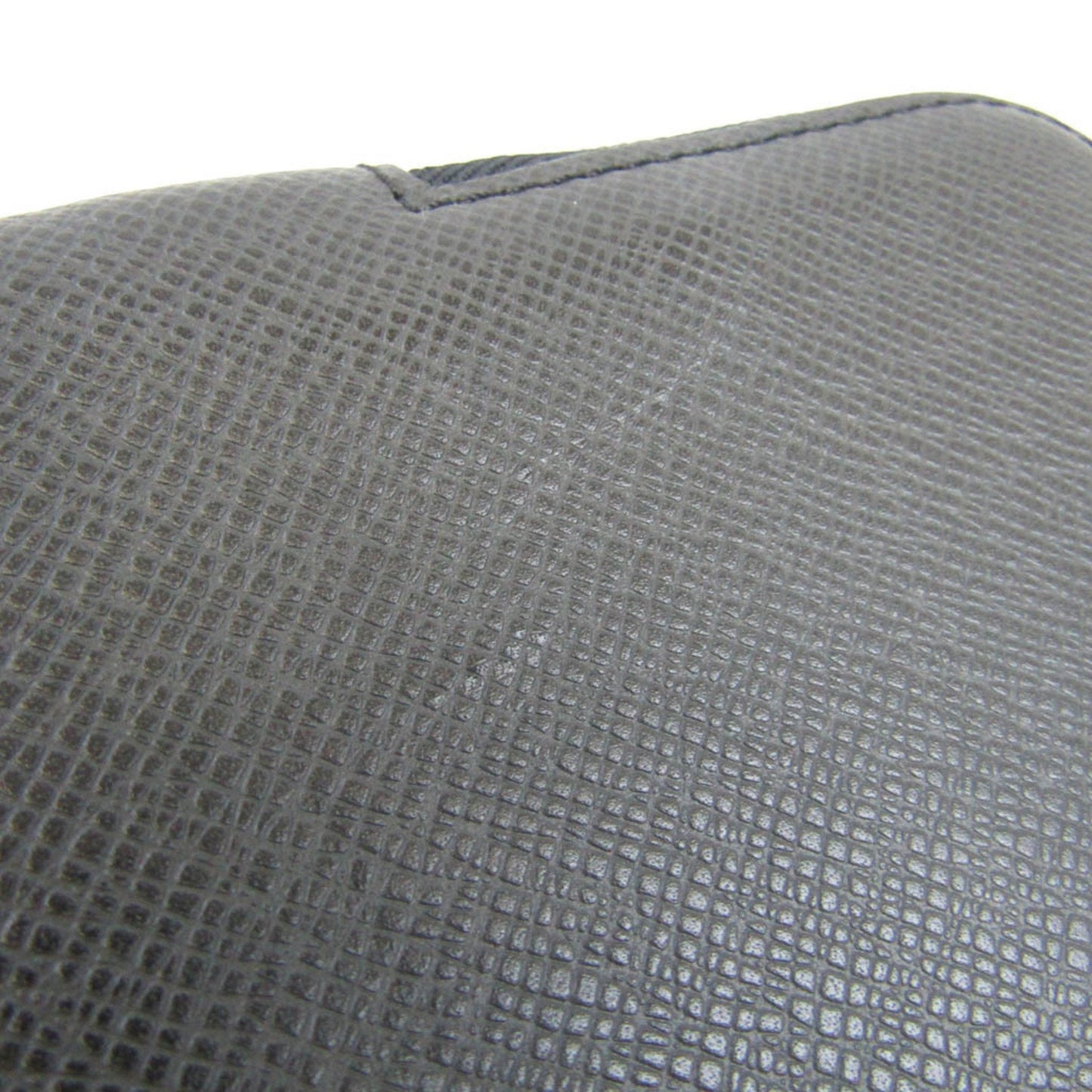LOUIS VUITTON Etui 5 Cravat Tie Case M30302 Men's Cravat Taiga Leather Black