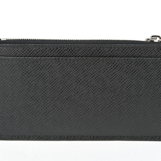 LOUIS VUITTON Coin Card Holder Zip Case M62914 Taiga Noir