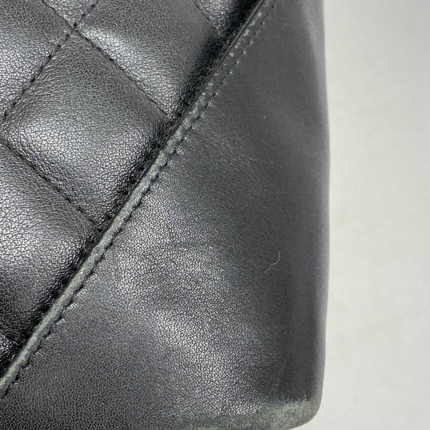 Chanel Tote Bag Cambon Lambskin Black Women's