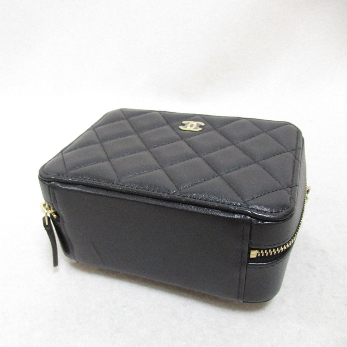 CHANEL Mini ChainShoulder Bag Black Lambskin (sheep leather)