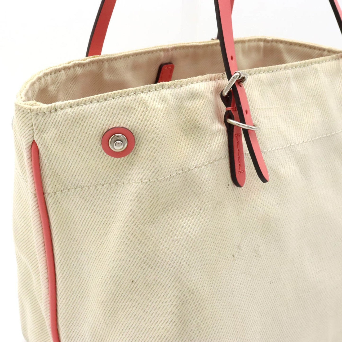 LOUIS VUITTON Summer Collection 2014 Hippo PM Tote Bag Shoulder Canvas Leather Corail Pink M94505