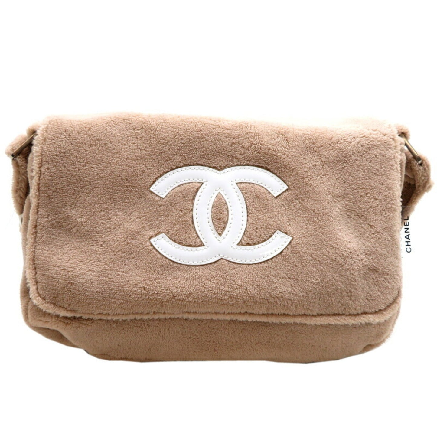 Chanel Precision Women's Shoulder Bag Boa Beige