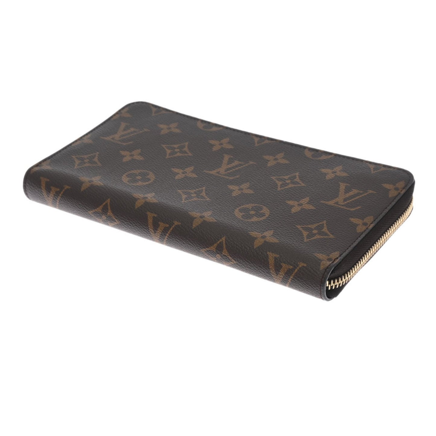 LOUIS VUITTON Monogram Zippy Organizer Brown M62581 Women's Canvas Long Wallet