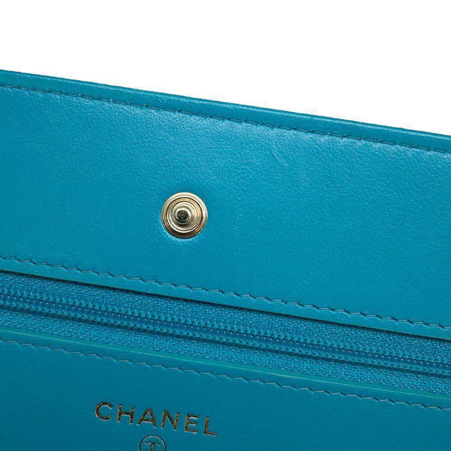 Chanel Chain Wallet Matelasse Coco Mark Lambskin A33814 CHANEL