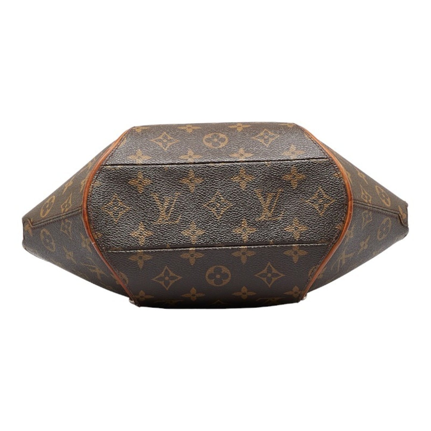 LOUIS VUITTON Monogram Ellipse PM Handbag M51127 Brown PVC Leather Women's