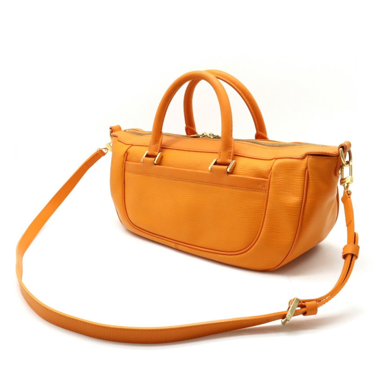 LOUIS VUITTON Epi D'Anura MM Handbag Shoulder Bag Mandarin Orange M5910H