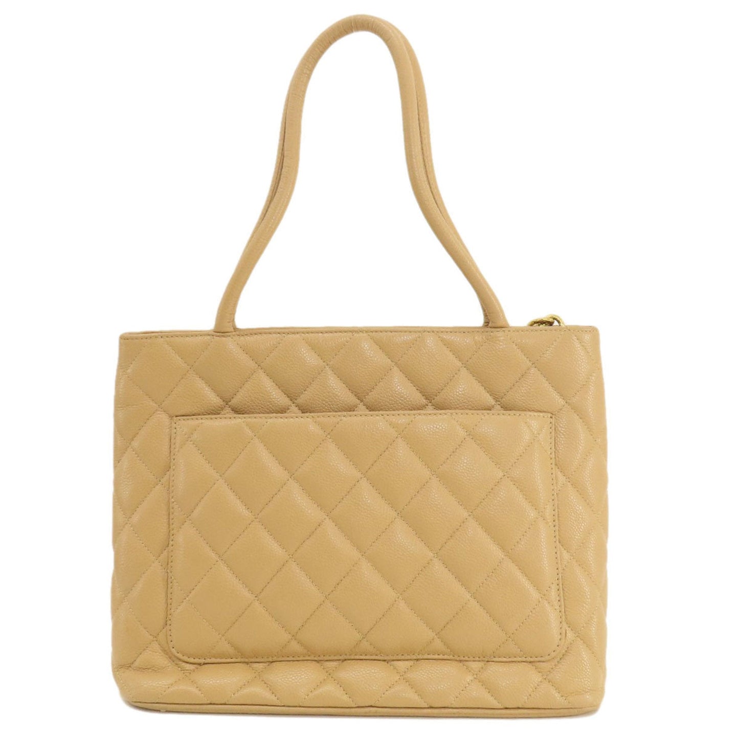 Chanel Reproduction Tote Bag Caviar Skin Women's