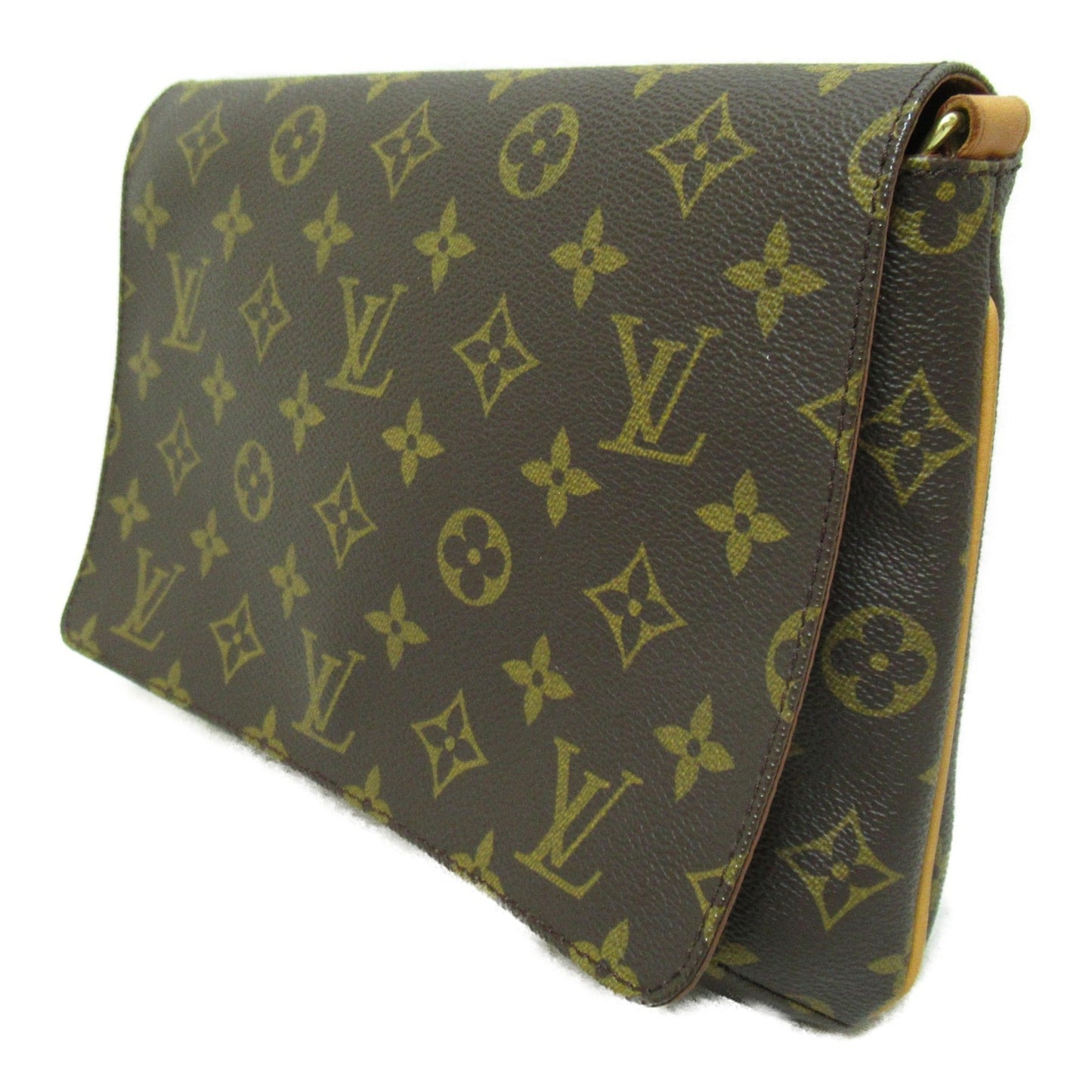 LOUIS VUITTON Musette Tango Short Brown Monogram PVC coated canvas M51257