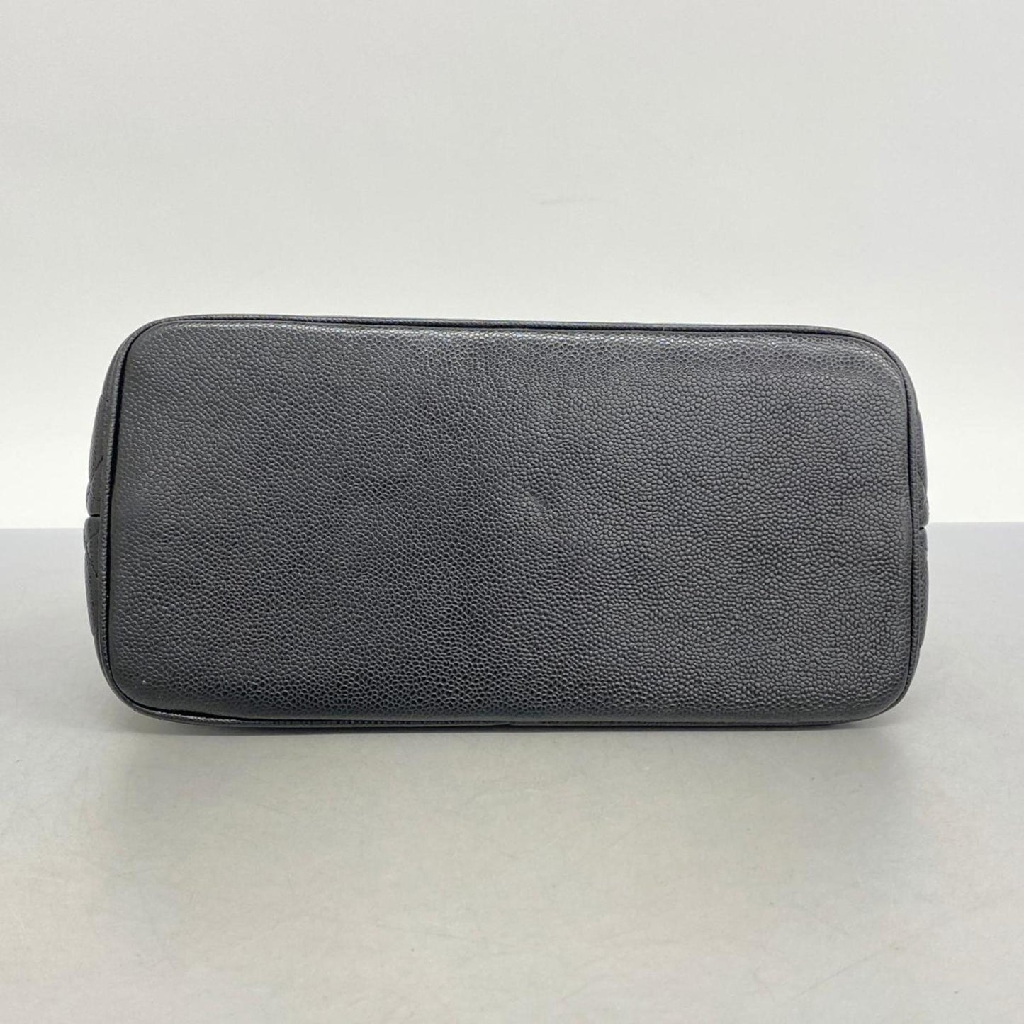 Chanel Tote Bag Reproduction Caviar Skin Black Women's