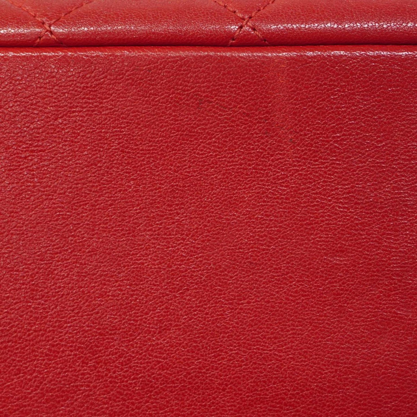 Chanel Shoulder Bag Matelasse W Chain Lambskin Red Women's