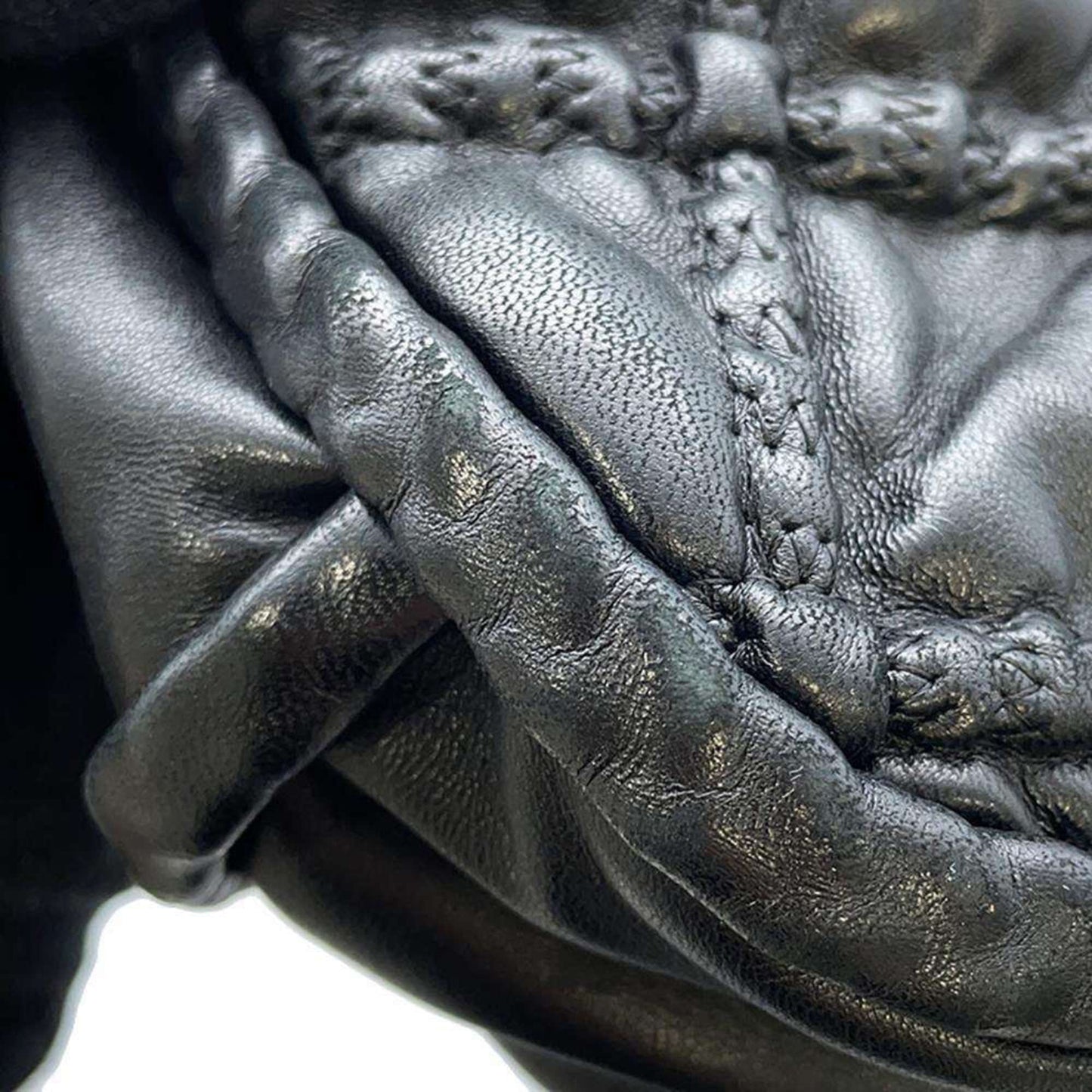 Chanel Shoulder Bag Matelasse Coco Mark Lambskin A36450 CHANEL Hand Black