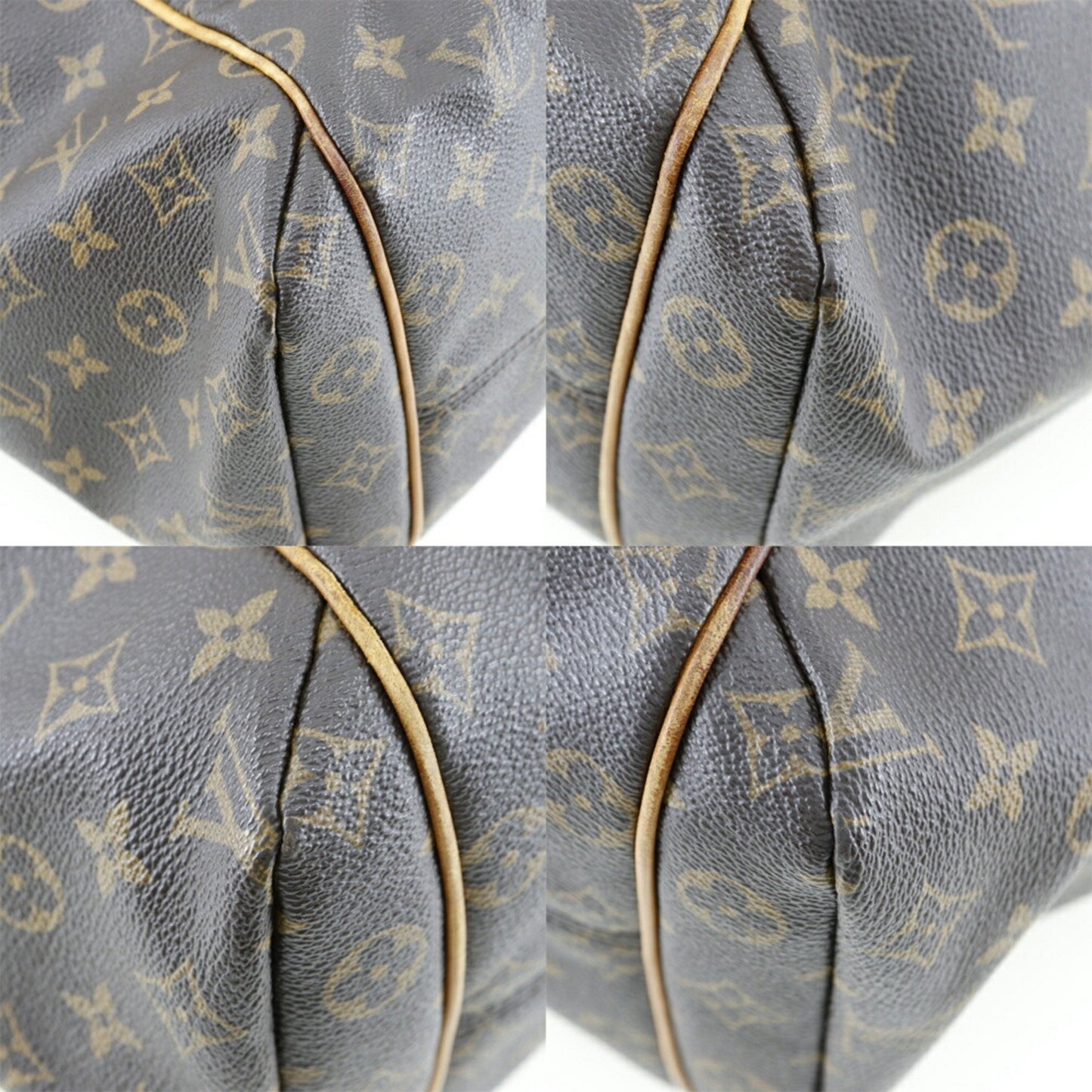 LOUIS VUITTON Totally MM Tote Bag M56689 Monogram Canvas Brown MB3193 Women's