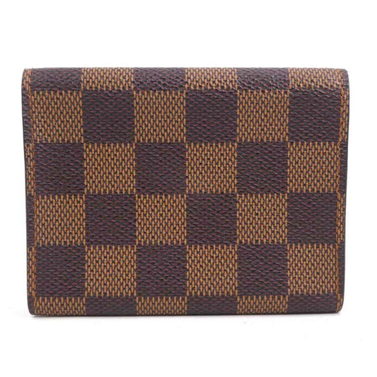 LOUIS VUITTON Card Case Damier Anvelop Carte de Visite Canvas Brown Unisex N62920