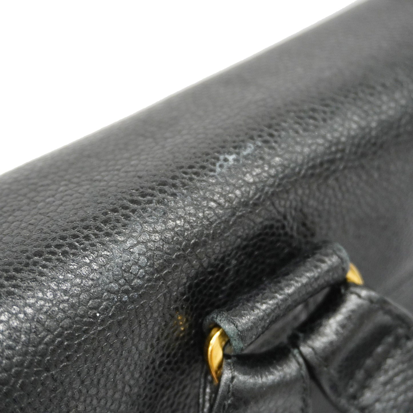 ChanelAuth  Triple Coco Women's Leather Backpack Black