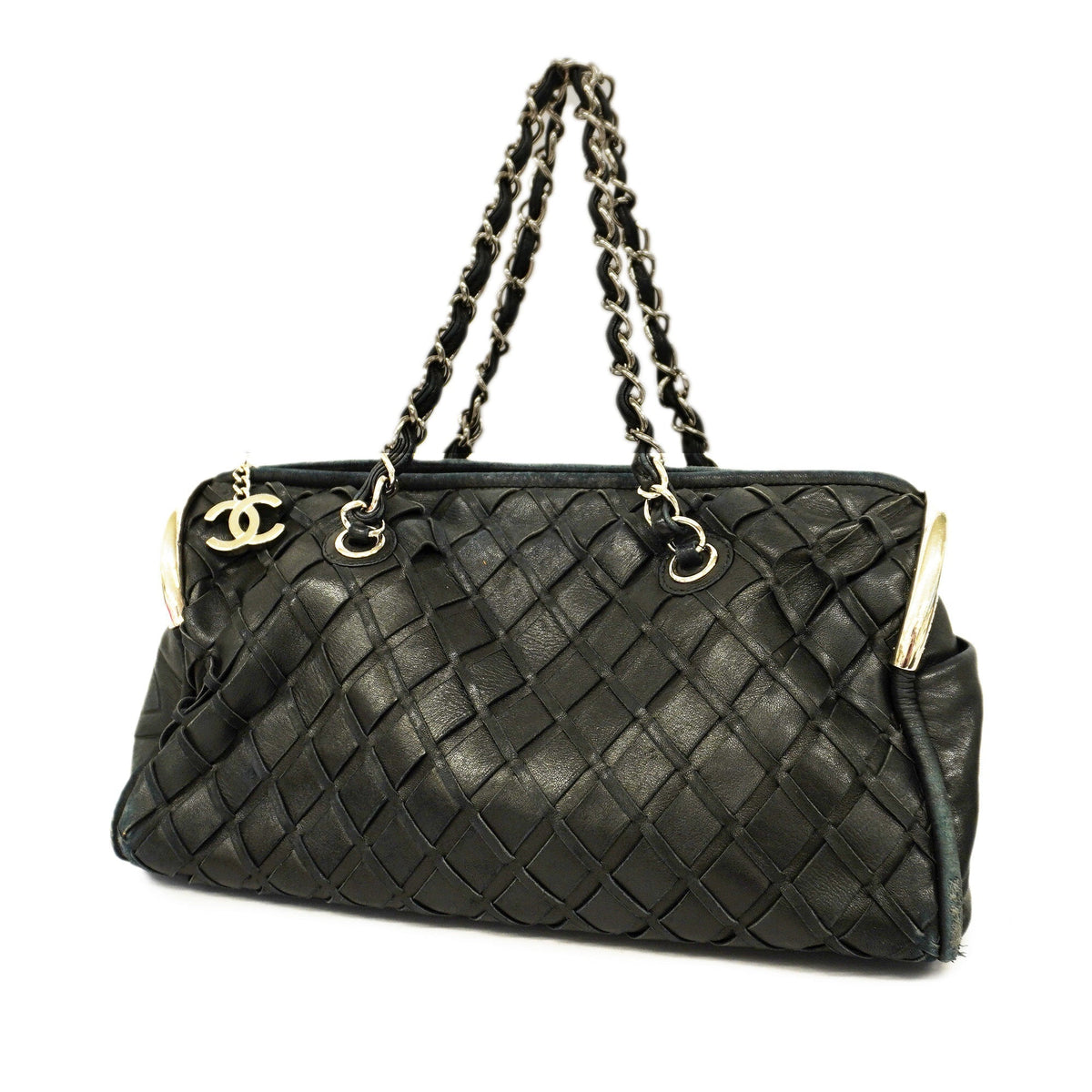 ChanelAuth  Bubble Quilt Chain Shoulder Women's Leather Shoulder Bag