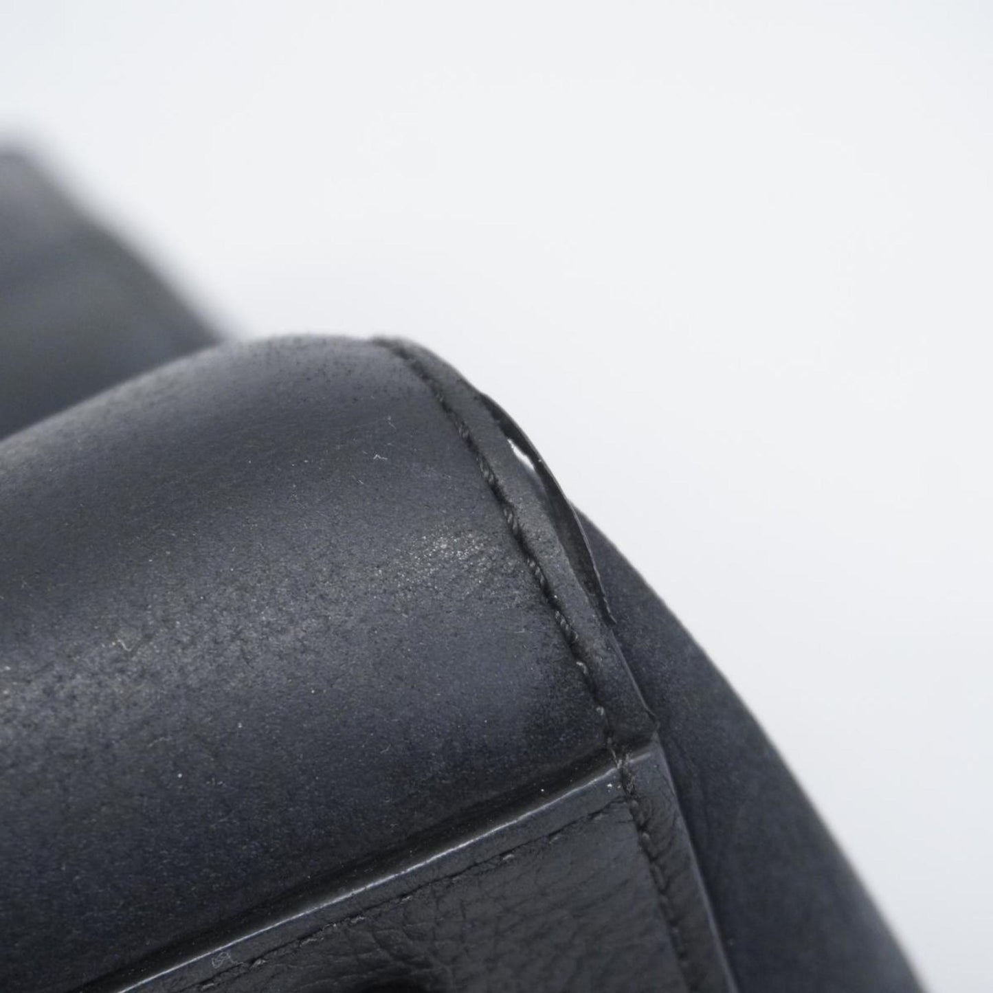 Chanel Tote Bag Executive Leather Black Women's