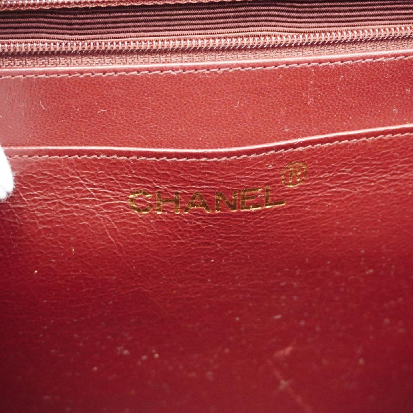 Chanel Shoulder Bag Deca Matelasse W Chain Lambskin Black Women's