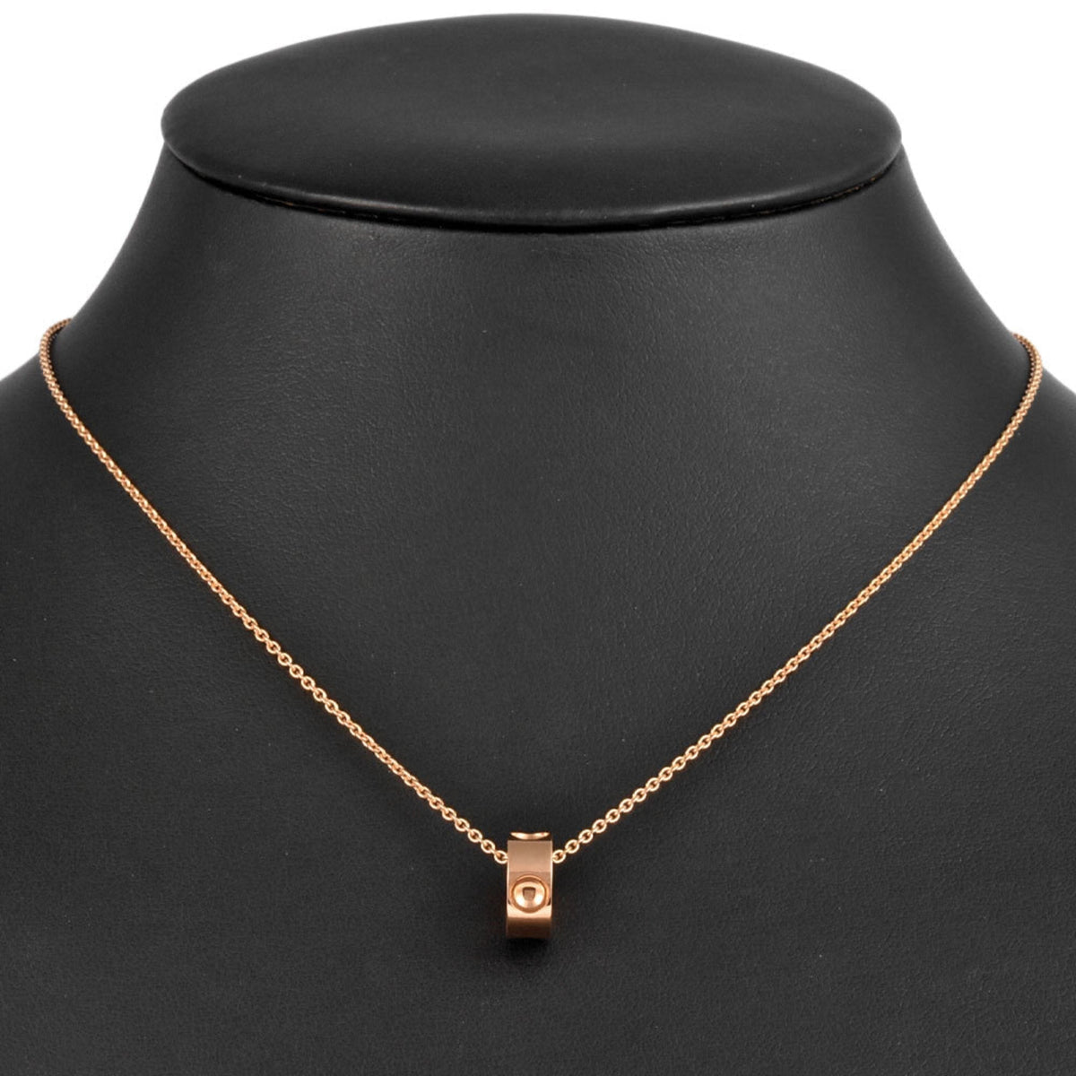 LOUIS VUITTON Pendantif Empreinte Necklace 40cm K18PG Q93673