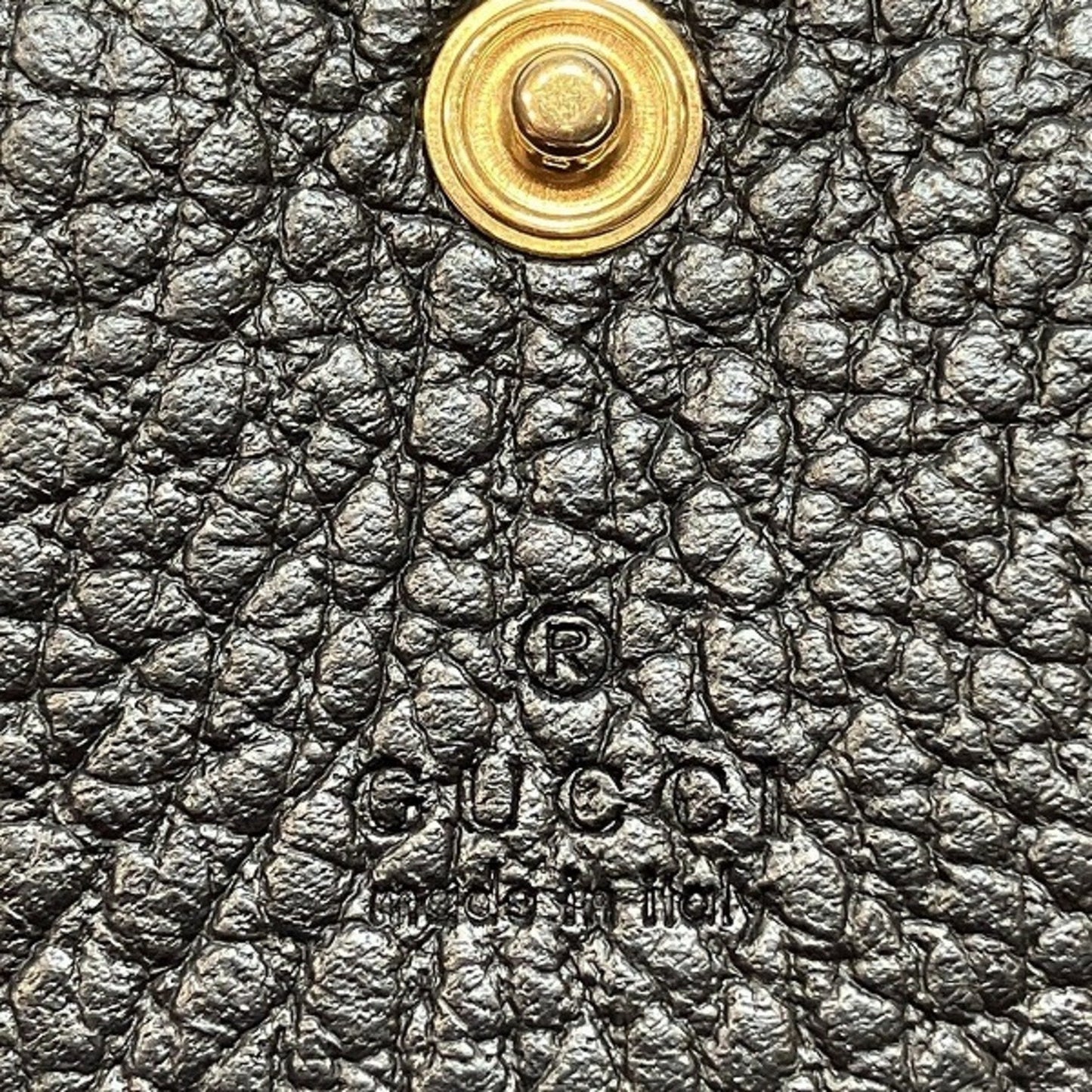 Gucci Black Leather Wallet (Bi-Fold)