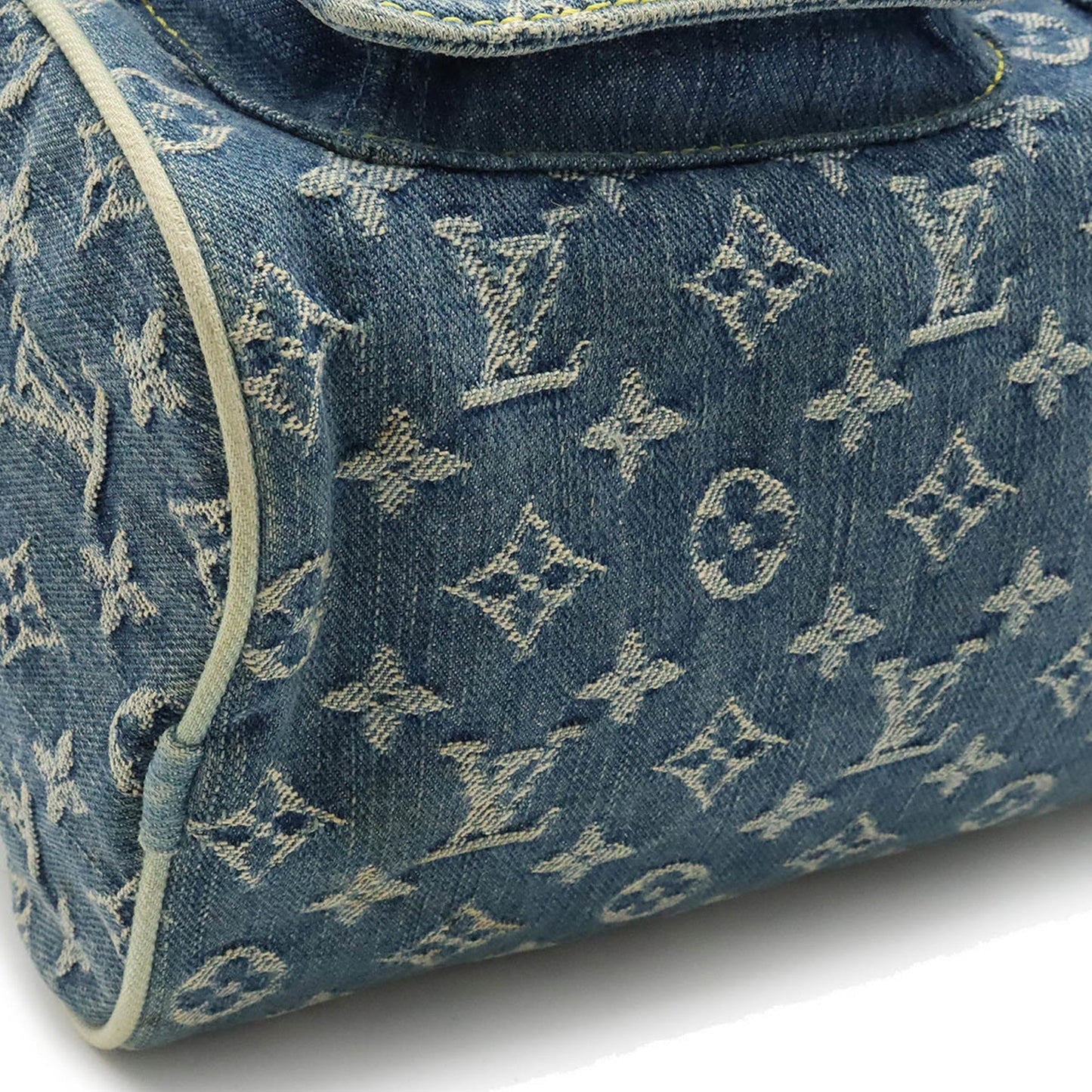 LOUIS VUITTON Monogram Neo Speedy Handbag Boston Bag Blue M95019