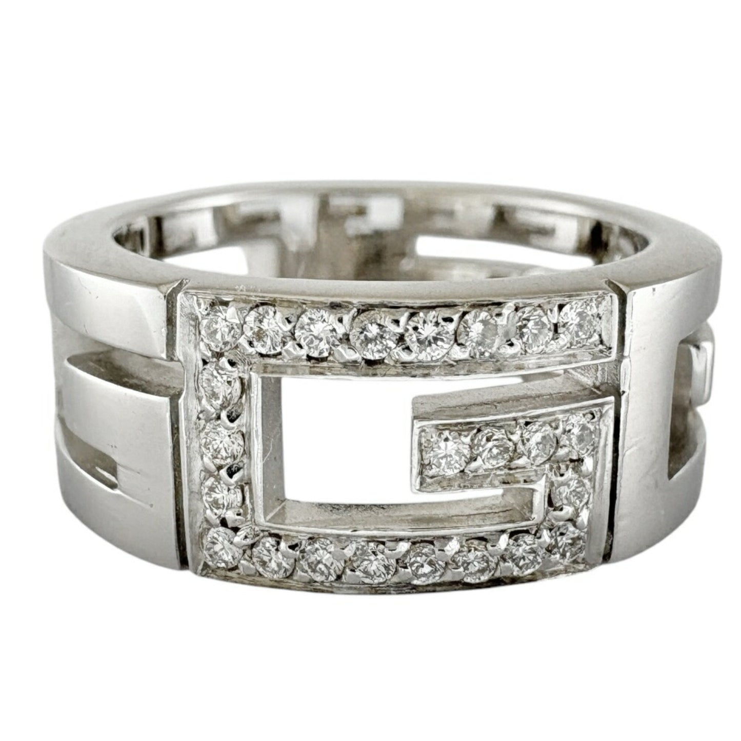 Gucci Silver White Gold (18K) Band Ring