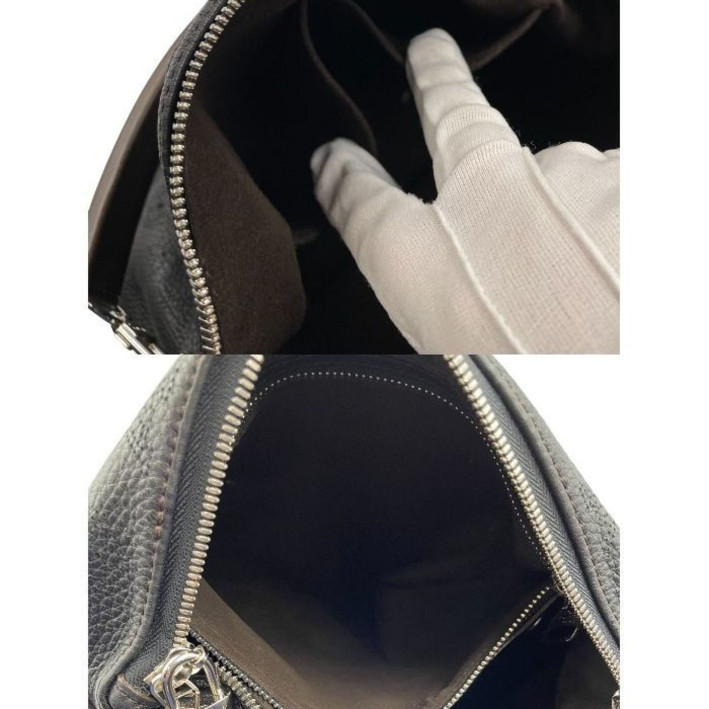 LOUIS VUITTON Selene PM 2WAY Shoulder Bag M94314 Black Brown