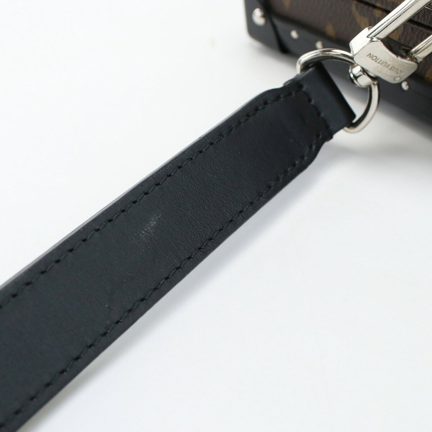 LOUIS VUITTON Trunk Monogram Macassar M20250 Clutch Bag PVC Men's