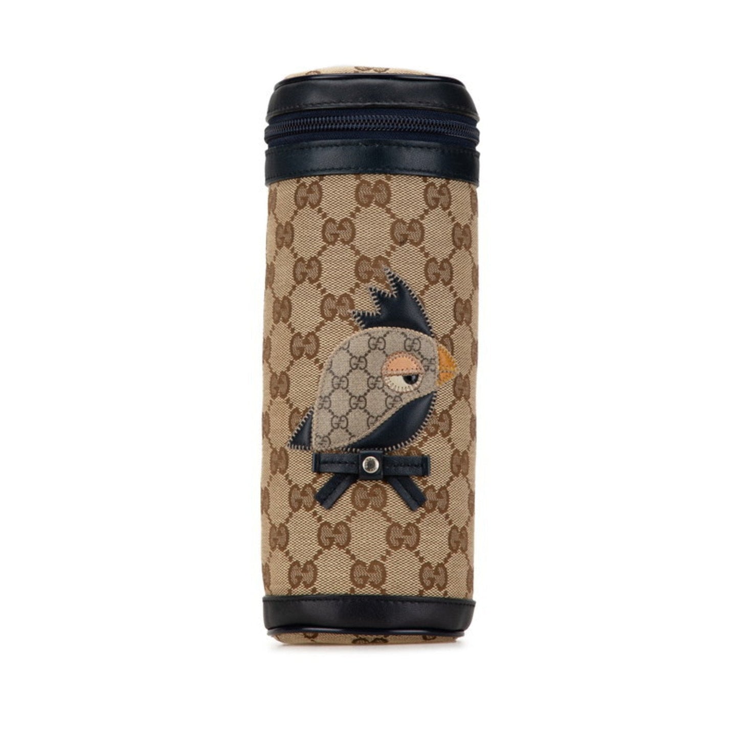 Gucci Gg Canvas Beige Navy Gg Canvas Pouch ()