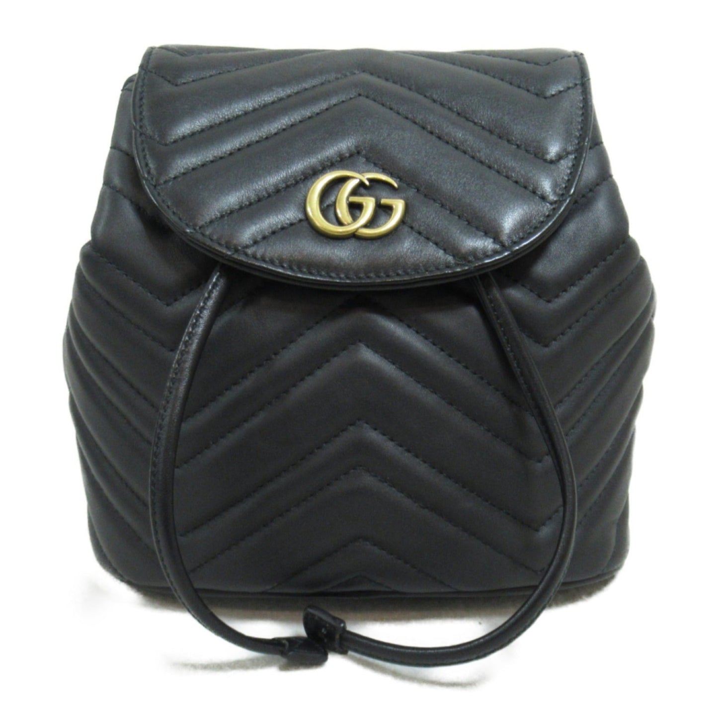 Gucci Black Leather Backpack ()