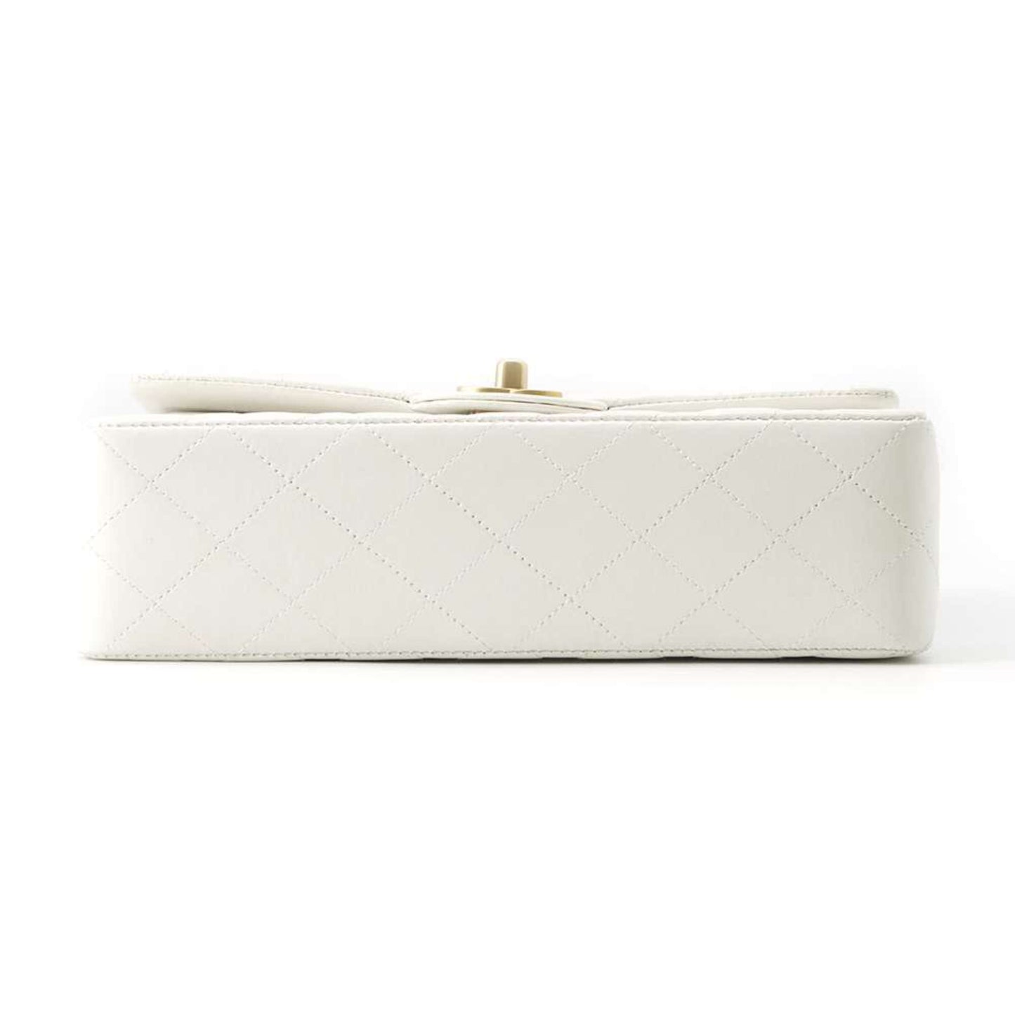 Chanel Chain Shoulder Bag Matelasse 23 Coco Mark Double A01113 CHANEL White