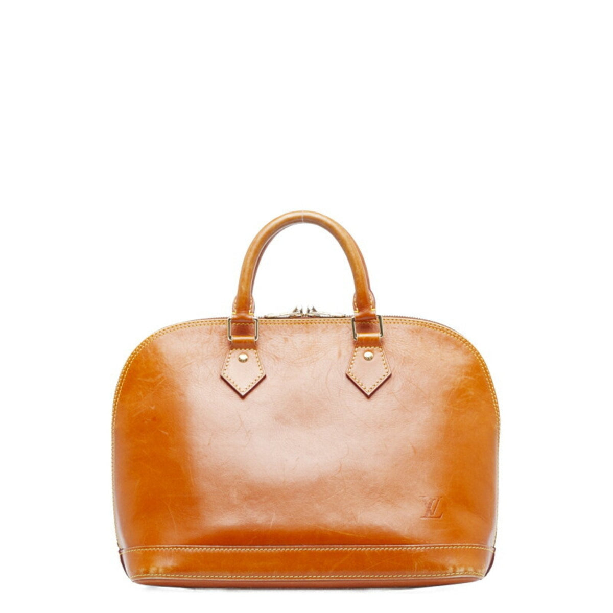 LOUIS VUITTON Nomad Alma PM Handbag M85394 Camel Brown Leather Ladies