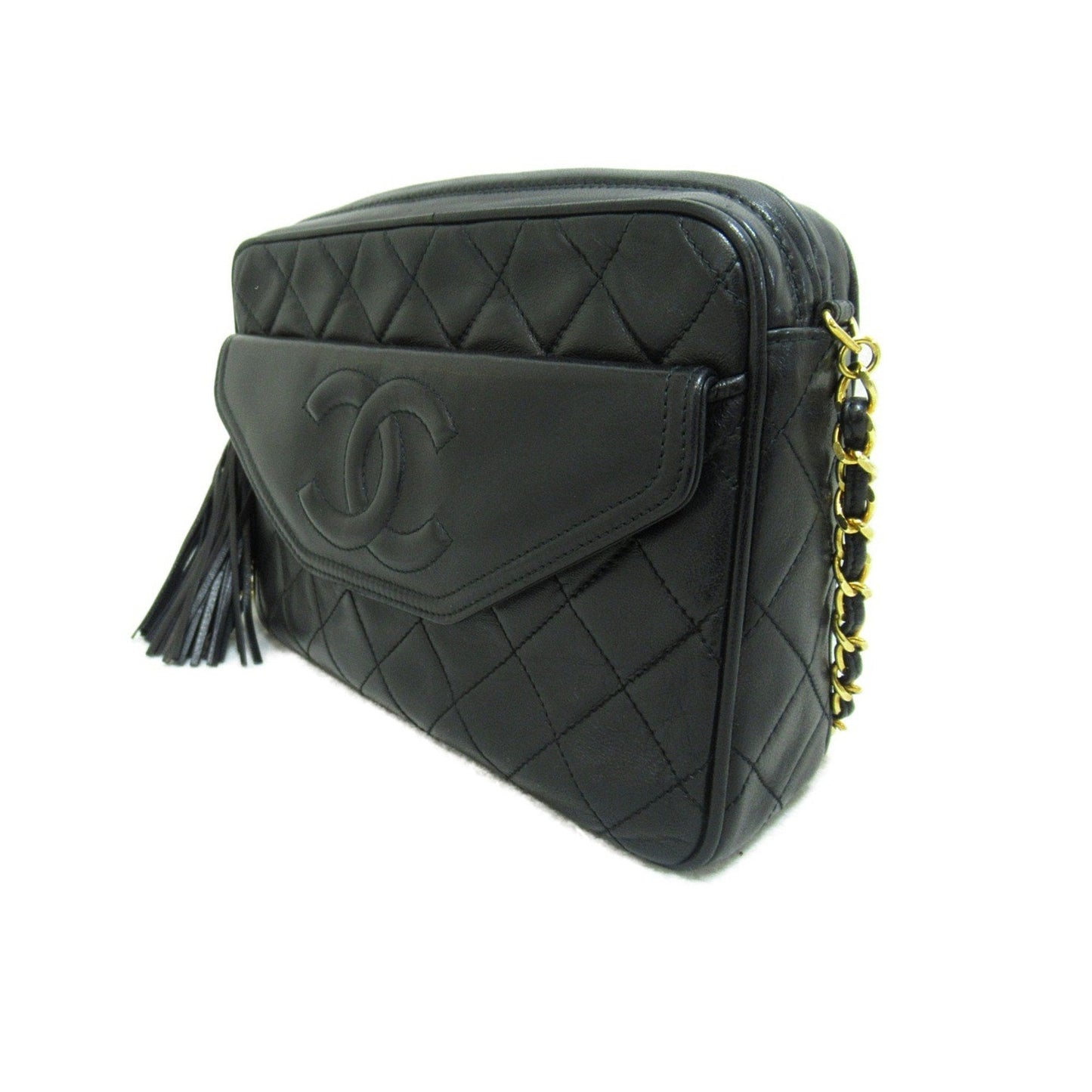 CHANEL ChainShoulder bag Black Lambskin (sheep leather)