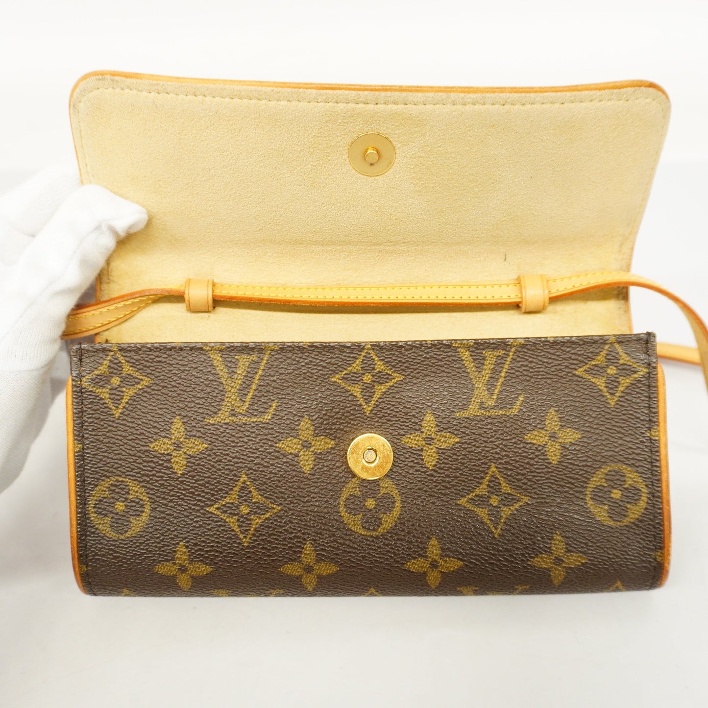 LOUIS VUITTONAuth  Monogram Pochette Twin PM M51854 Women's Shoulder Bag