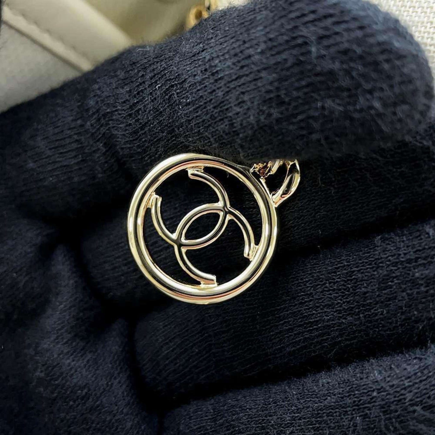 Chanel Tote Bag Deauville Line Coco Mark Large Canvas A66941 2way Shoulder White