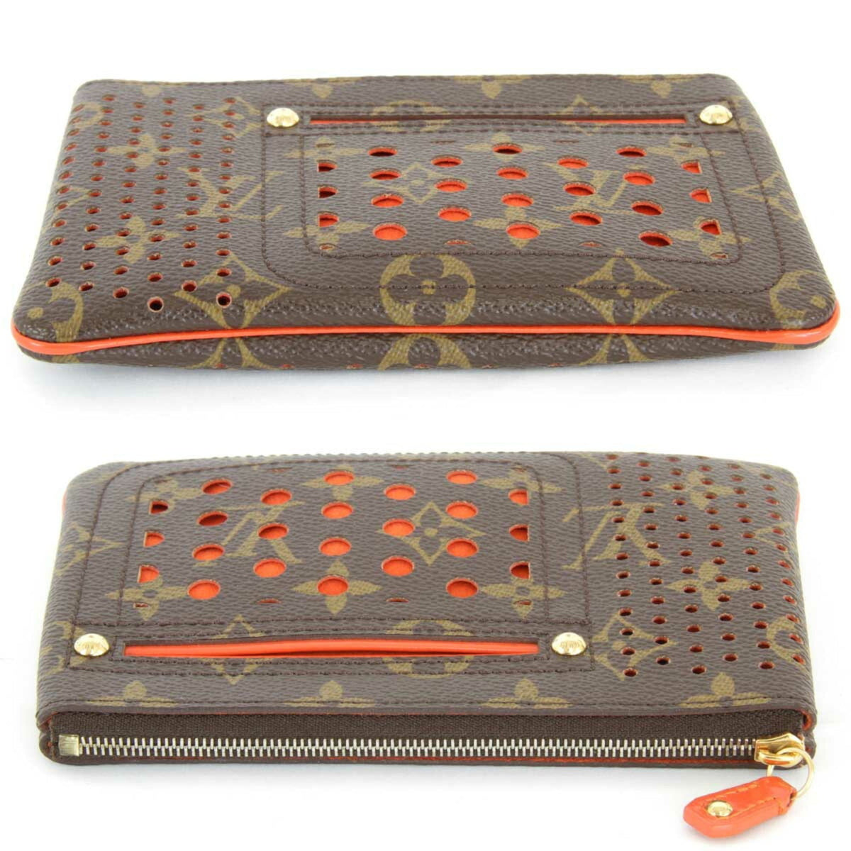 LOUIS VUITTON Pochette Plat M95187 Pouch Monogram Perfo Women's