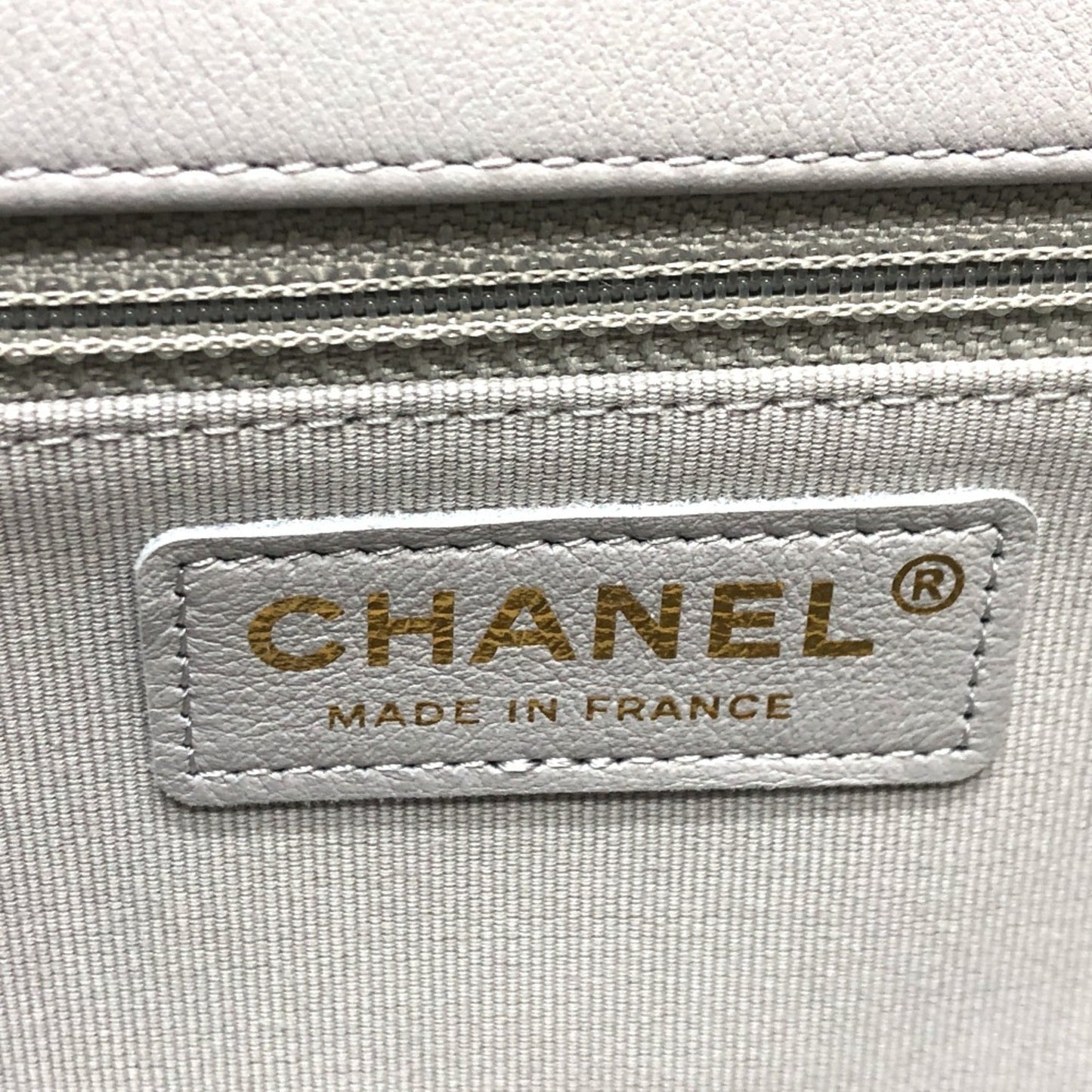 Chanel 2WAY Crossbody Shoulder Shoulder Bag gray GoldHardware