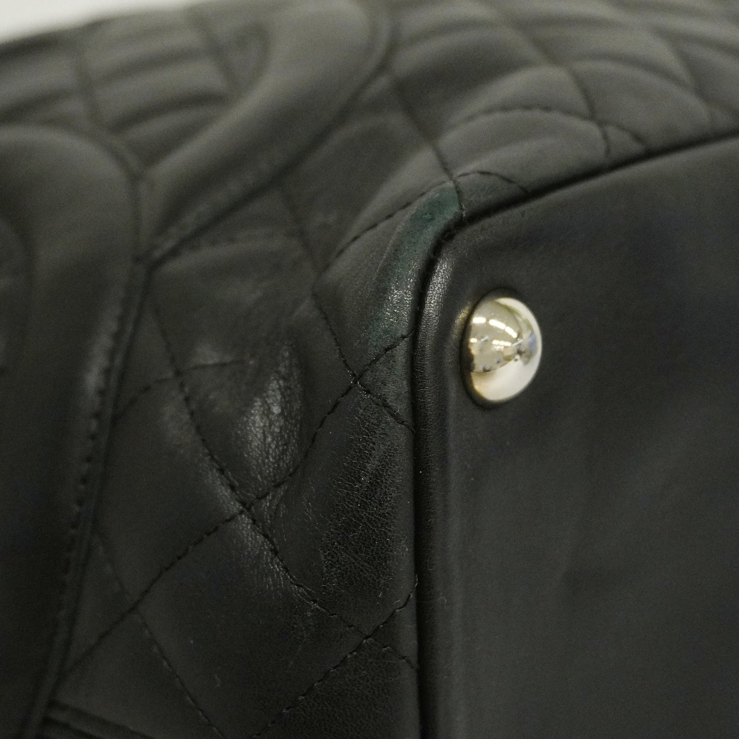 ChanelAuth  Ligne Cambon Tote Bag Women's Leather Tote Bag Black