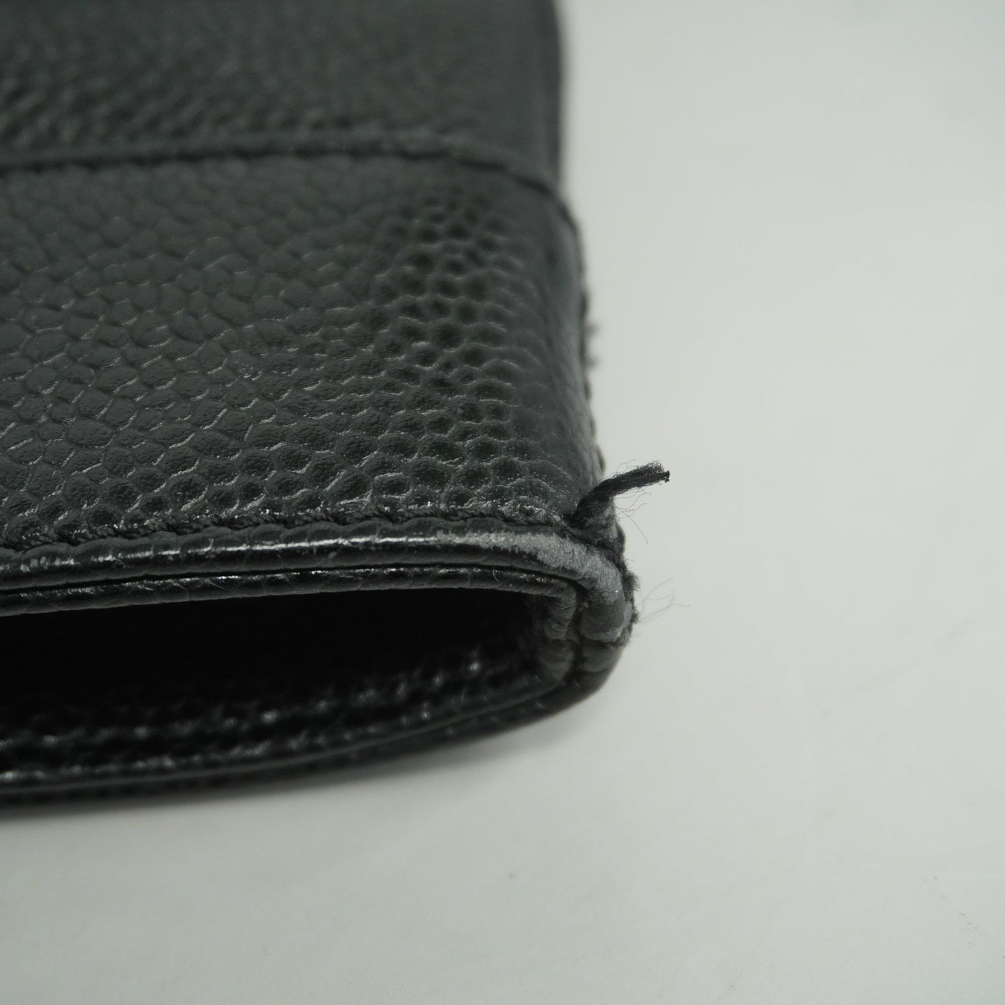 ChanelAuth  Tote Bag Women's Caviar Leather Black