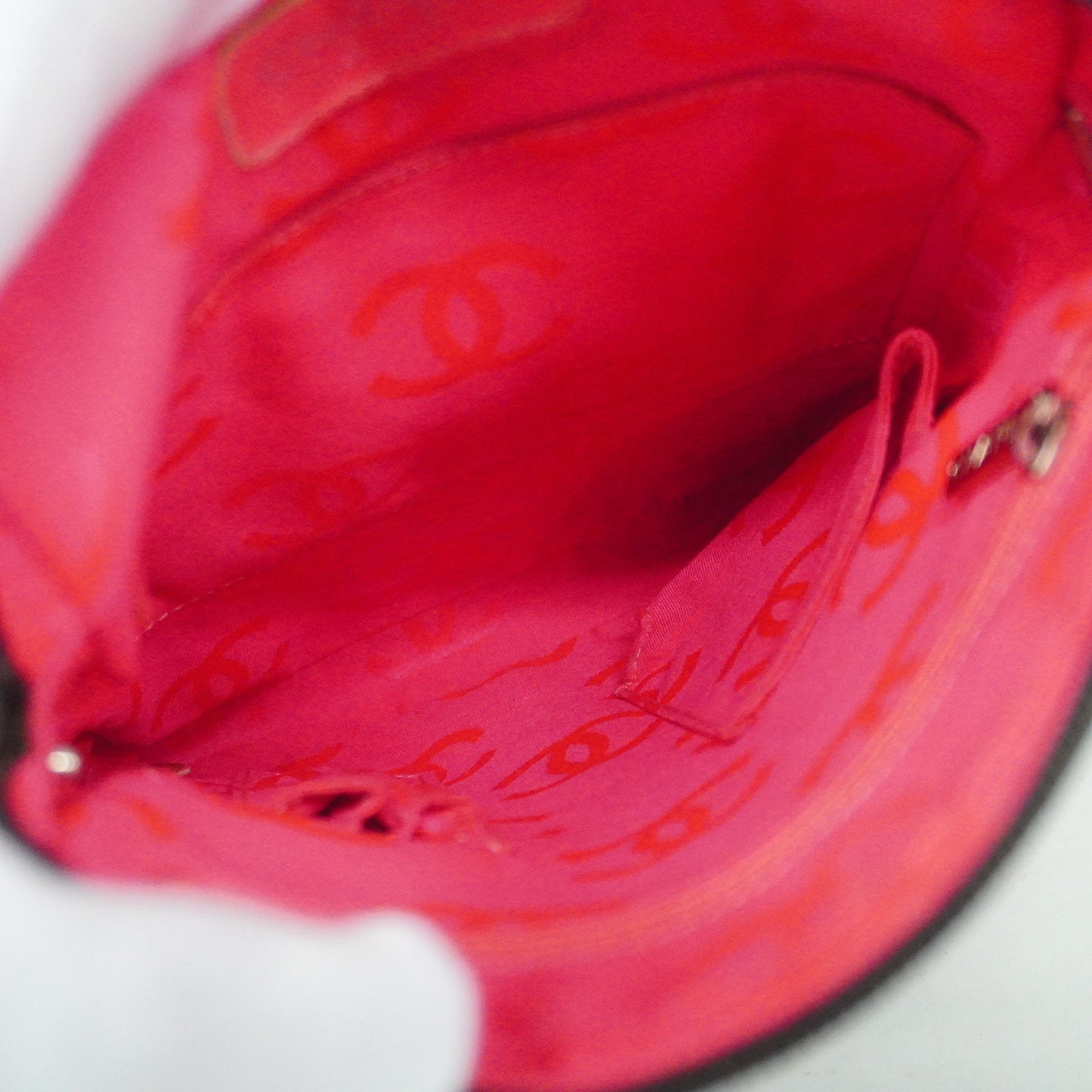 ChanelAuth  Ligne Cambon Tote Bag Lambskin Women's Leather Shoulder Bag