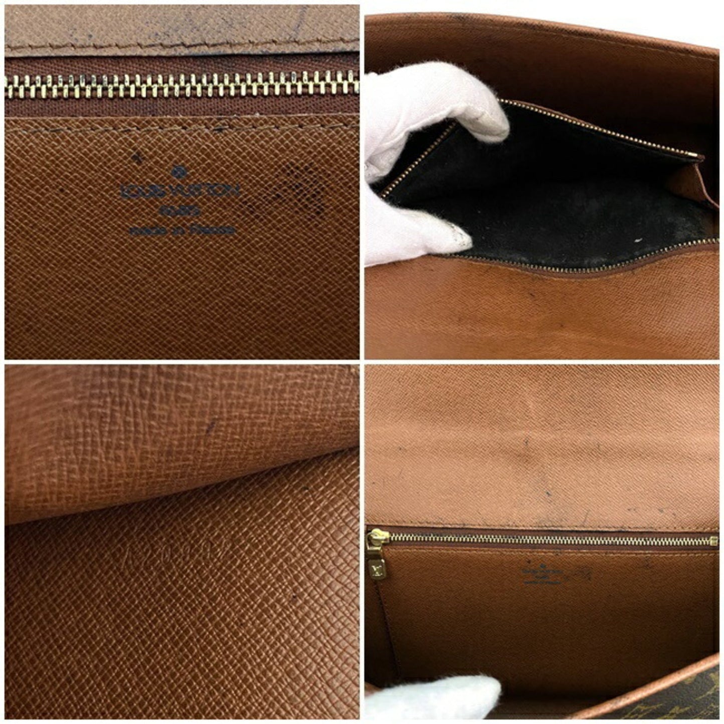 Louis Vuitton Shoulder Bag Bordeaux Brown Monogram M51797 A20892 LOUIS VUITTON Circle Clutch Ladies