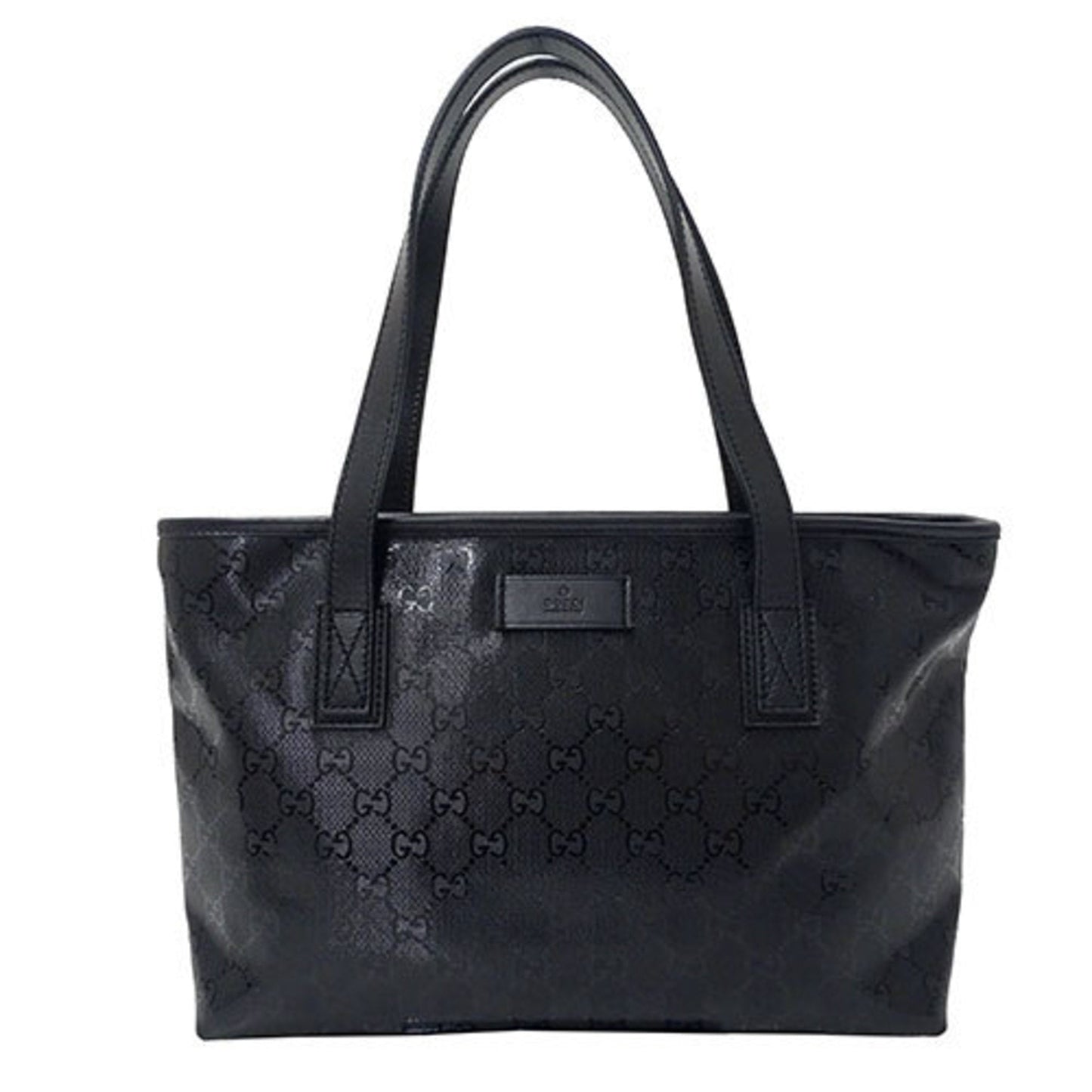Gucci Black Pvc Tote Bag ()