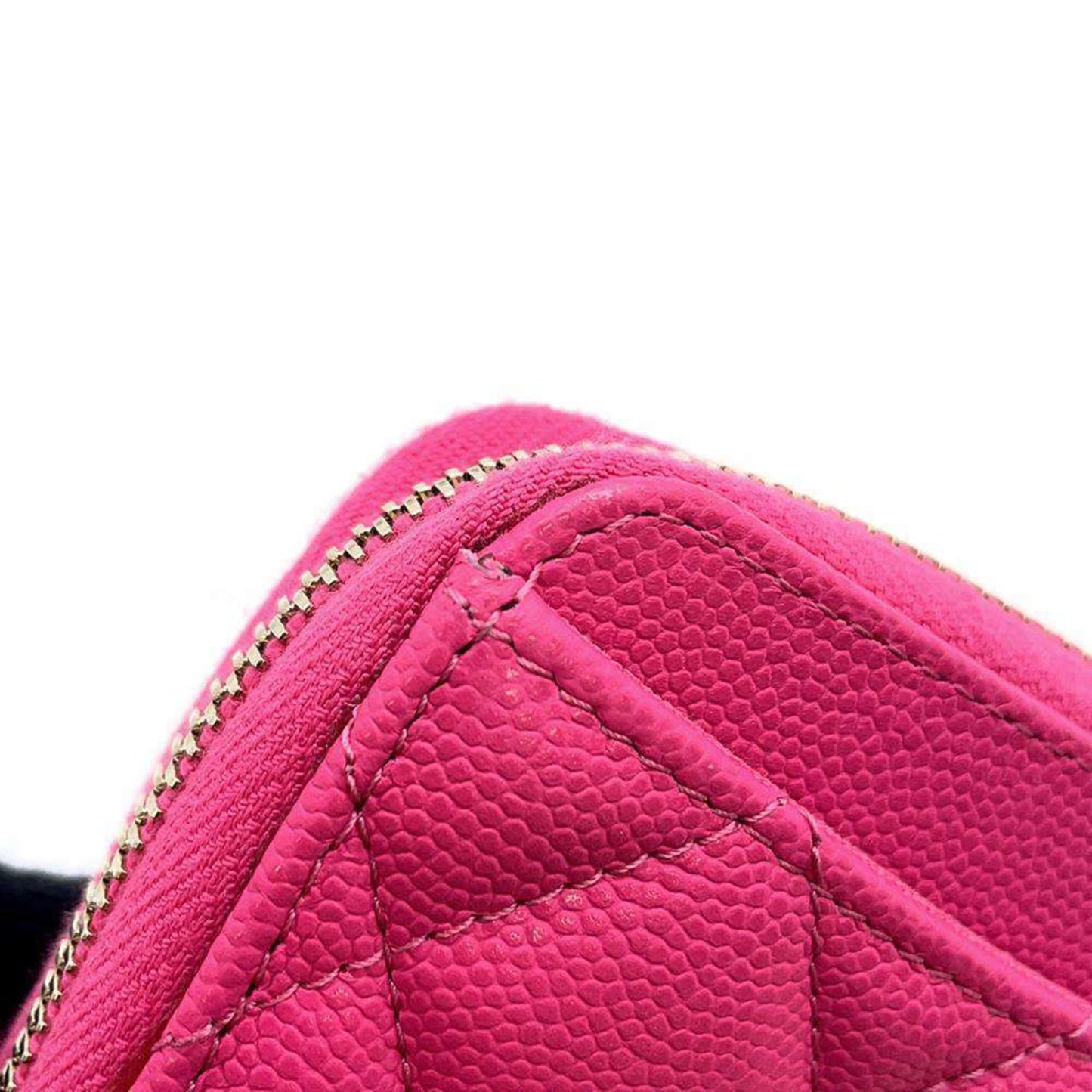 Chanel Wallet/Coin Case Classic Zip Coin Purse Matelasse Coco Mark Caviar Skin AP0216