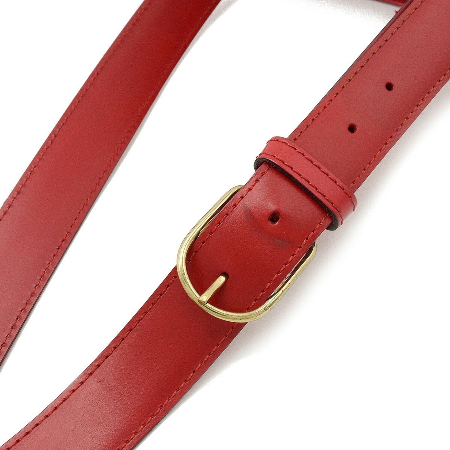 LOUIS VUITTON Epi Sac De Paul PM Shoulder Bag Castilian Red M80207