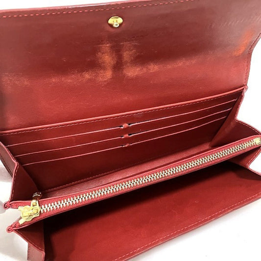 LOUIS VUITTON Monogram Vernis Portefeuille Sarah M93530 Long Wallet Women's