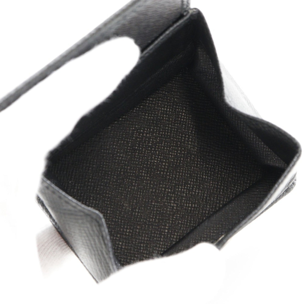 LOUIS VUITTON Portomone Boite Coin Case M30382 Taiga Ardoise Black TA1101 Men's