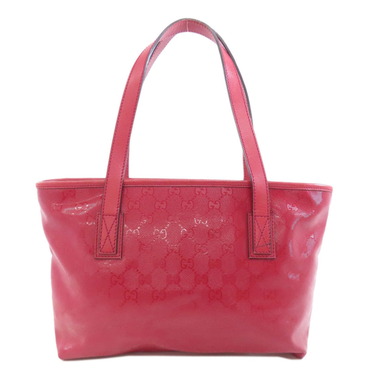 Gucci Red Color Pvc Tote Bag