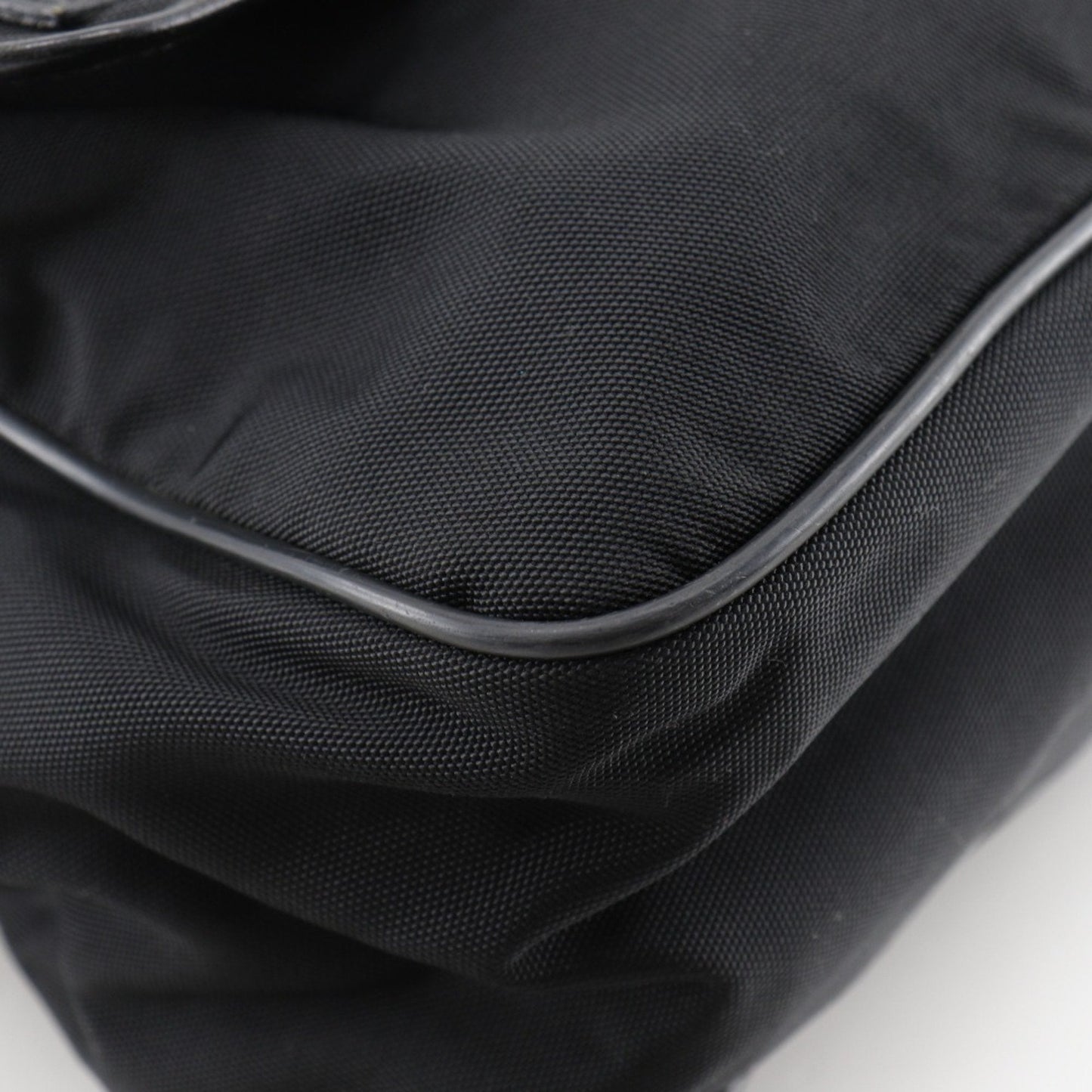 Gucci Black Nylon Canvas Shoulder Bag Sling Bag