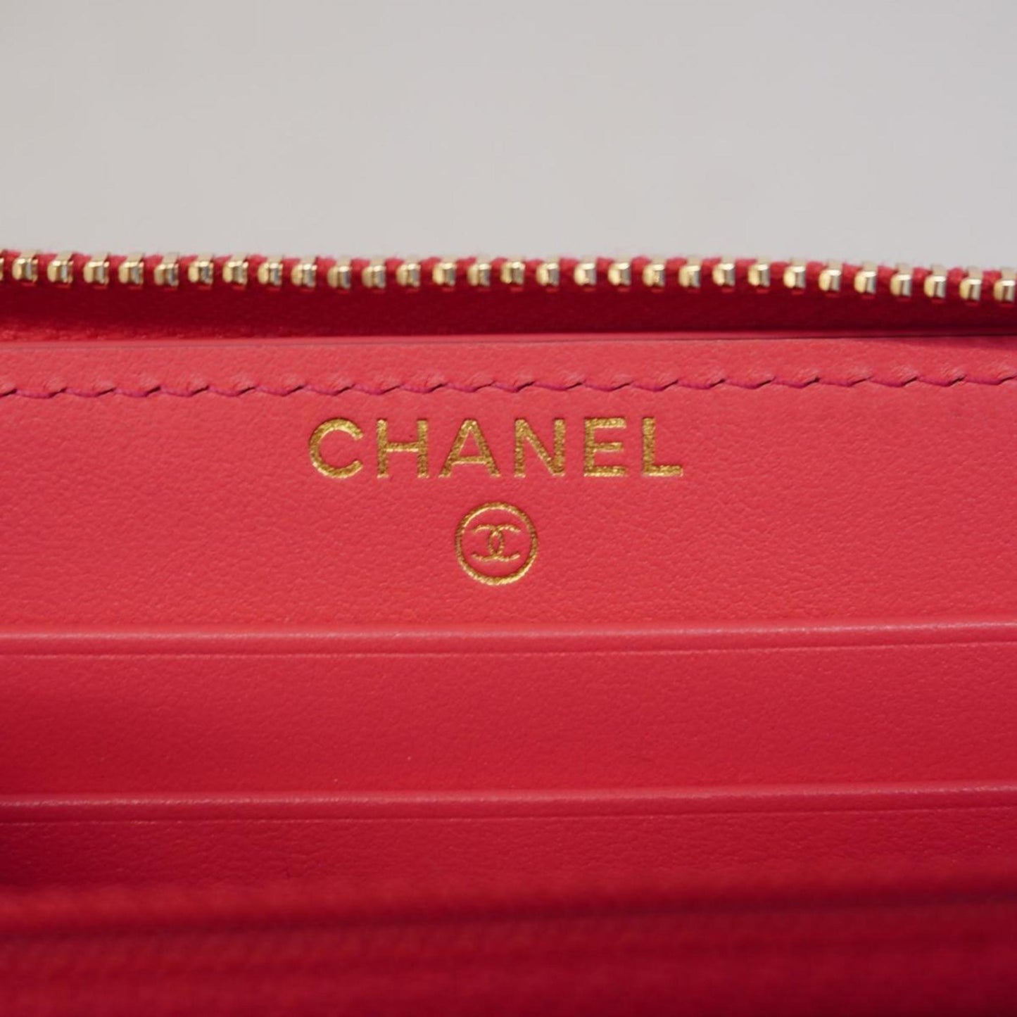 Chanel Wallet 19 Lambskin Pink Women's